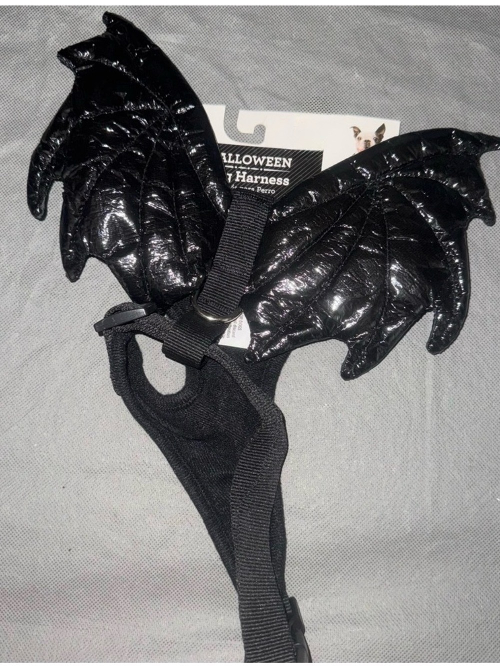 Pet Halloween BAT Costume Harness Black NWT Medium